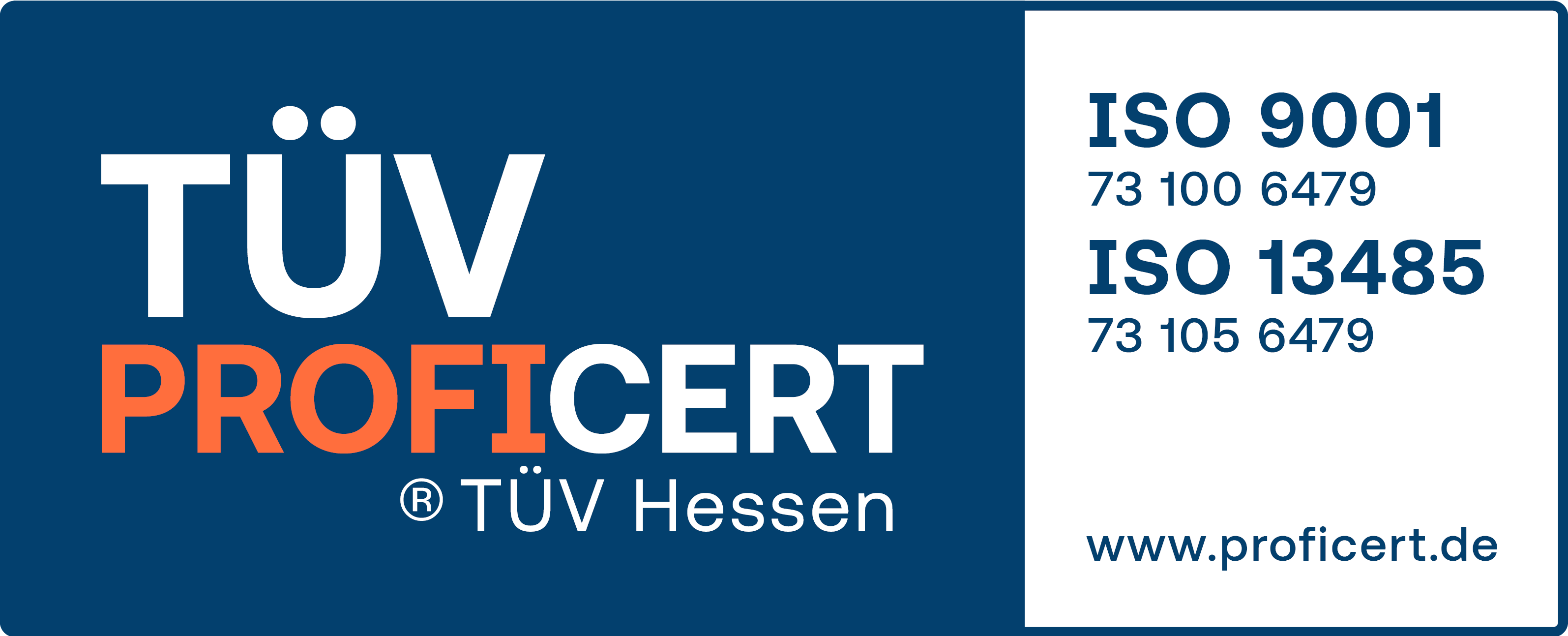 Zertifizierung nach ISO 9001 und ISO 13485