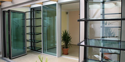 Glasdachterrasse