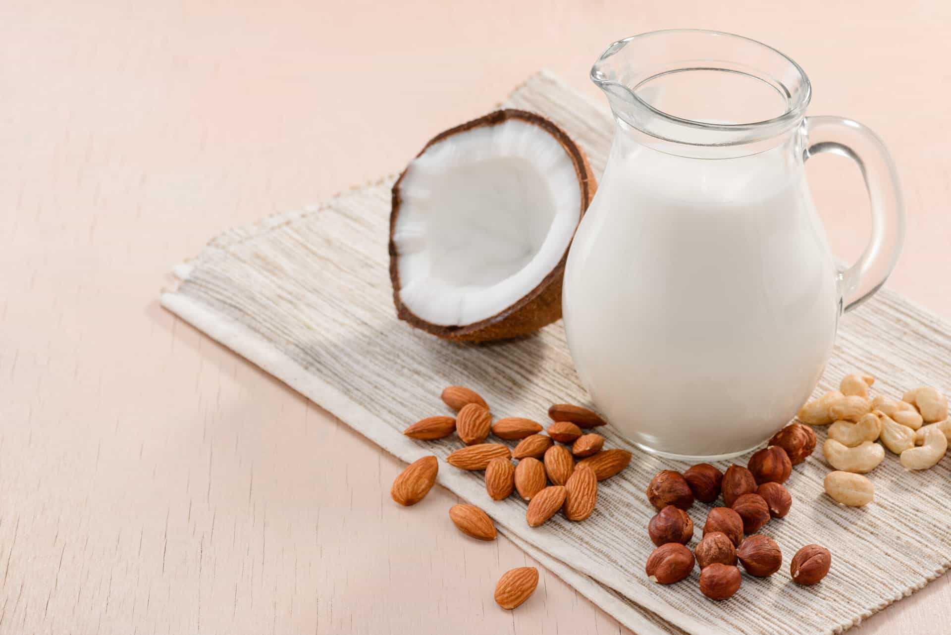 Plant Based Drinks auf Nussbasis