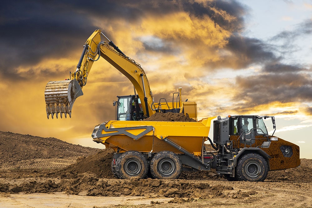 Einsatz im Baumaschinenbau