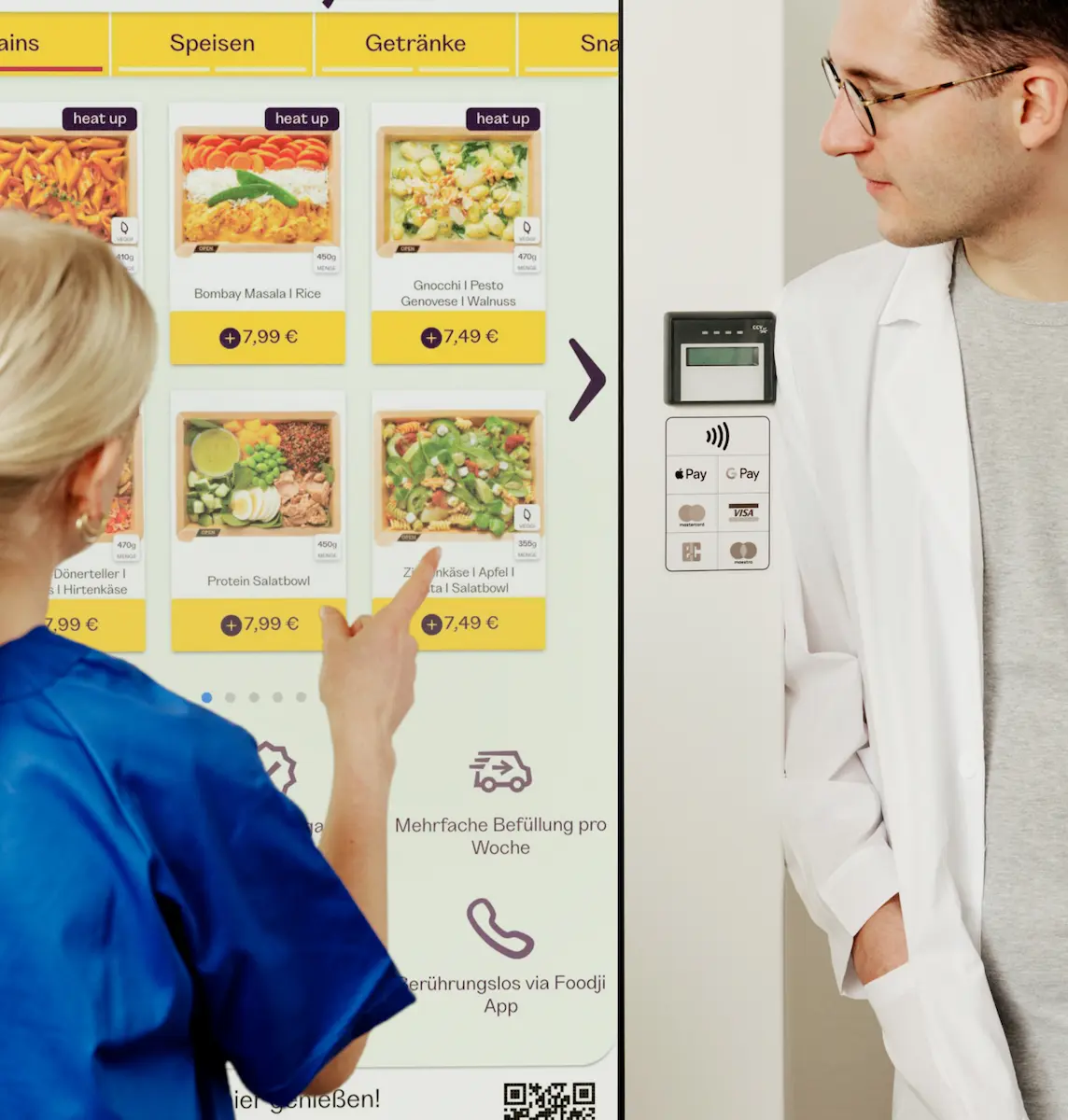 Foodji im Krankenhaus