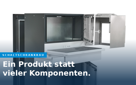Integralbauweise im Schaltschrankbau: ein Produkt vereint Maschinengestell und