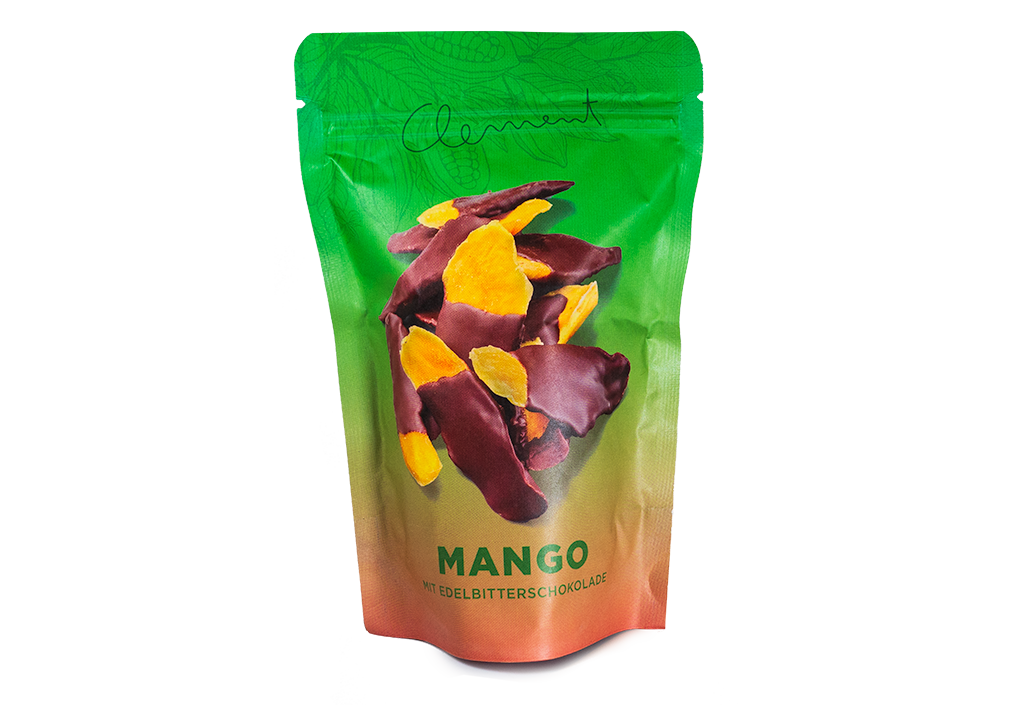 Mango mit Edelbitterschokolade