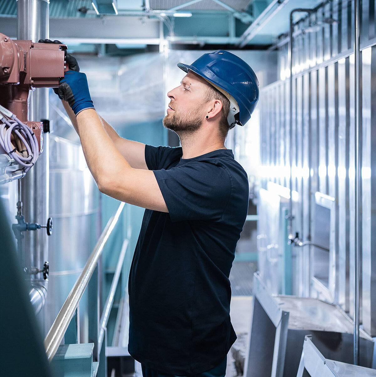 On-site service at customers across Switzerland