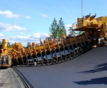 Parabolic Curve Asphalt Paver PA7000