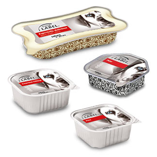 Hundenassnahrung in Aluschalen (100 g–300 g)