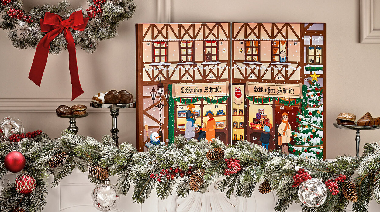 Lebkuchen-Adventskalender