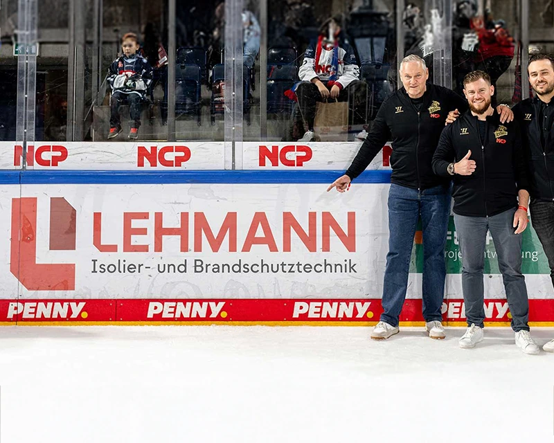 Bandenwerbung Nürnberg Ice Tigers