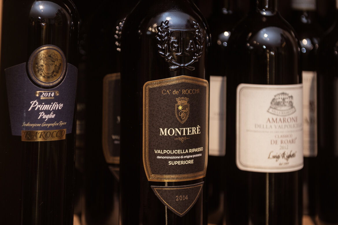 Wein- und Getränkesortiment
