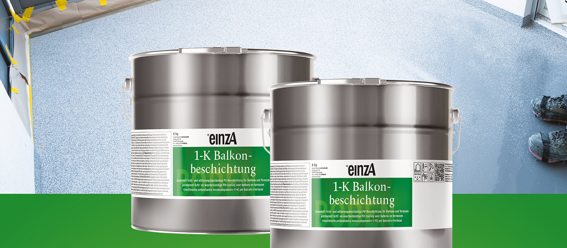 einzA 1-K balcony coating