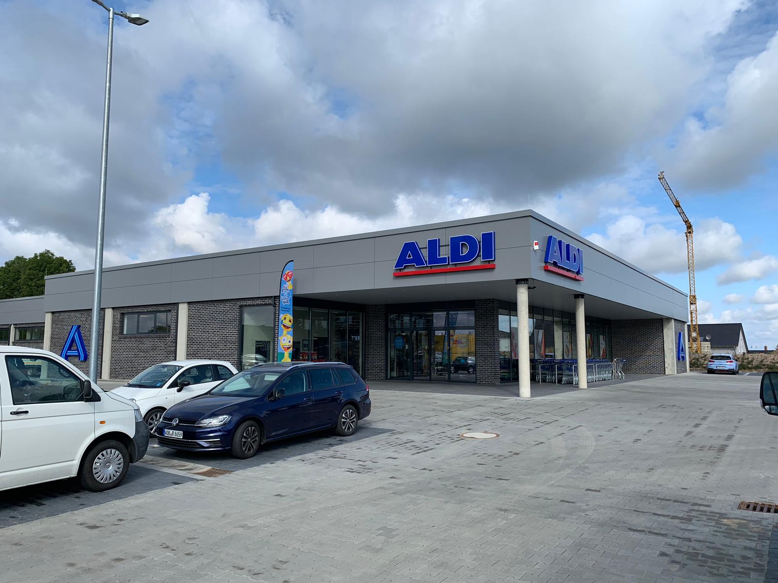 ALDI Lerchenweg – kompletter Markt und Außenanlage