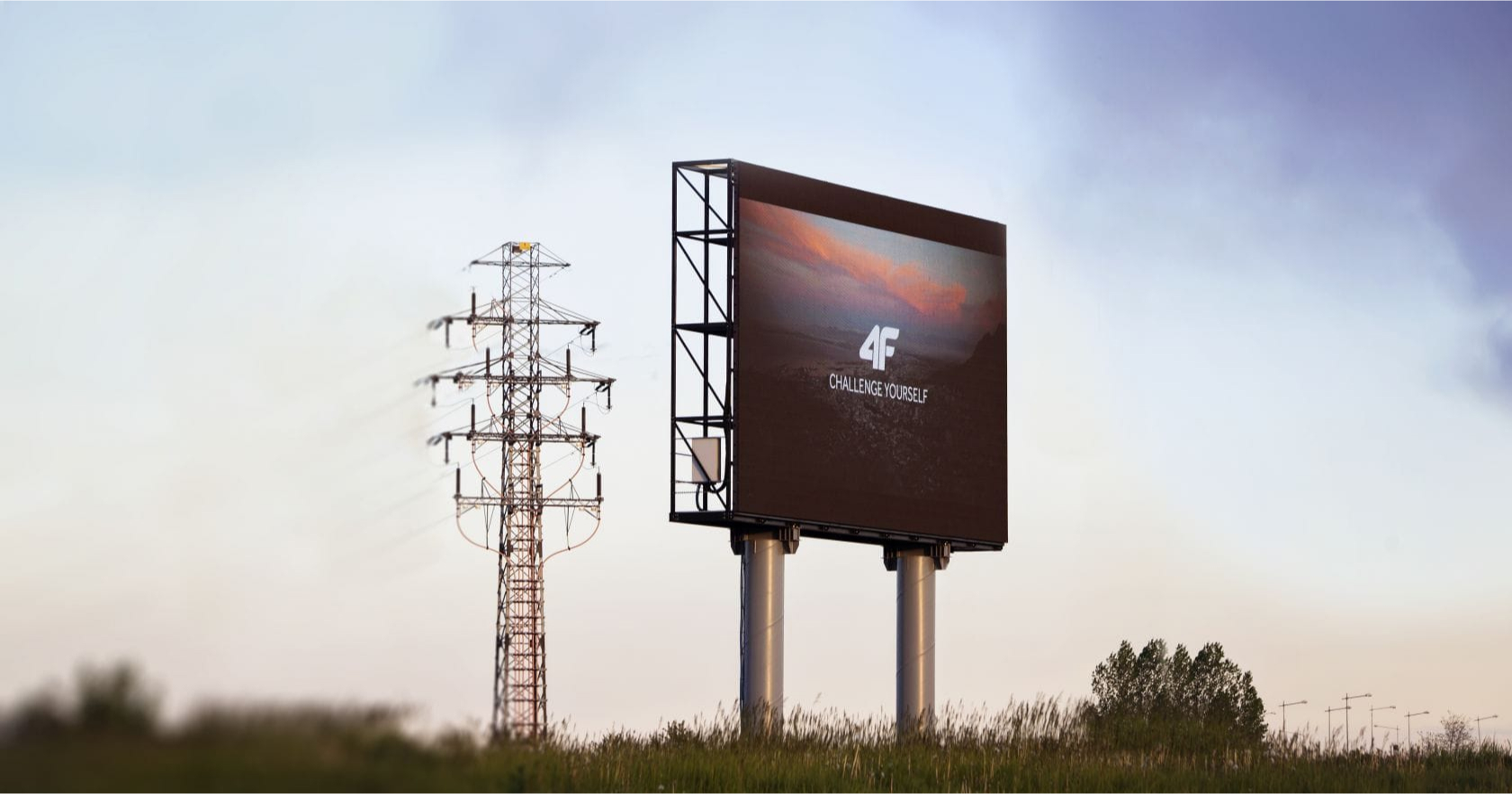 Freistehender Außen-Billboard
