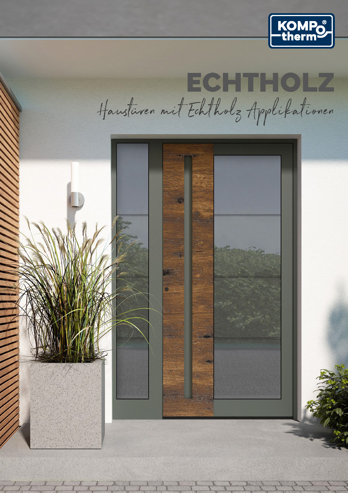 KOMPOtherm Echtholz-Haustür