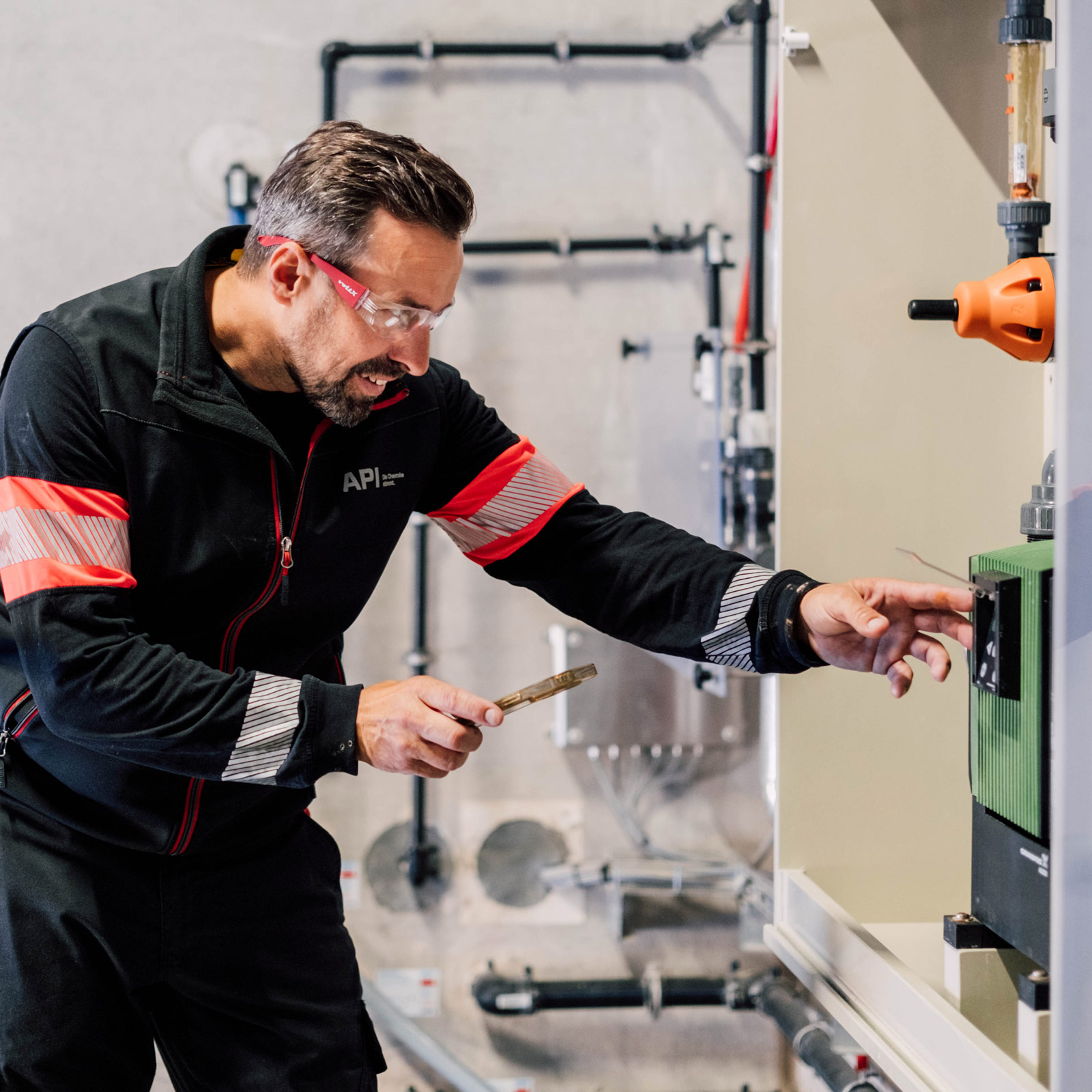Technische Anlage am Kundenstandort