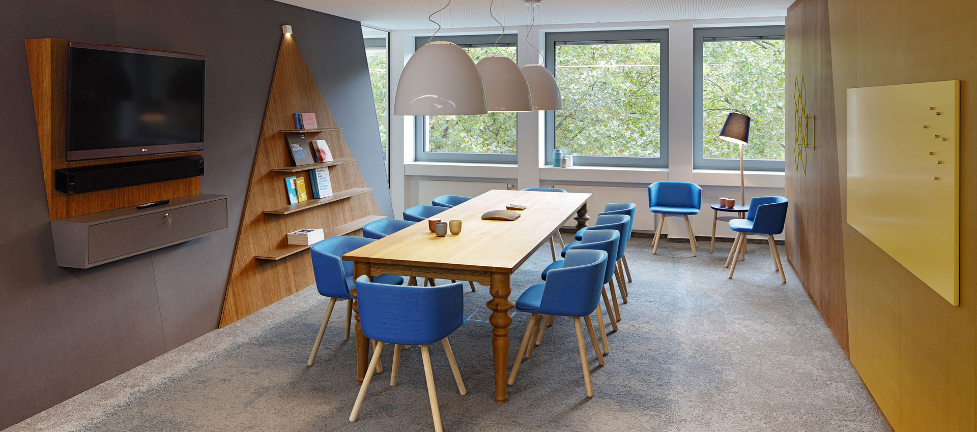 Deckenverkleidung Stiftung Mercator Essen