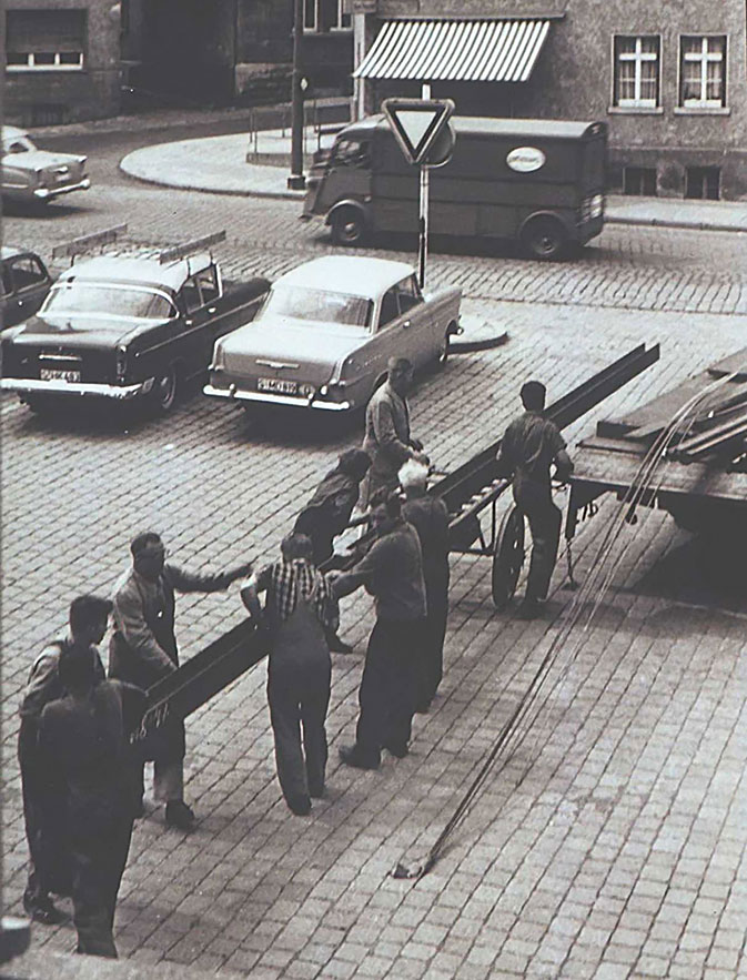 Historisches Firmenfoto 1957