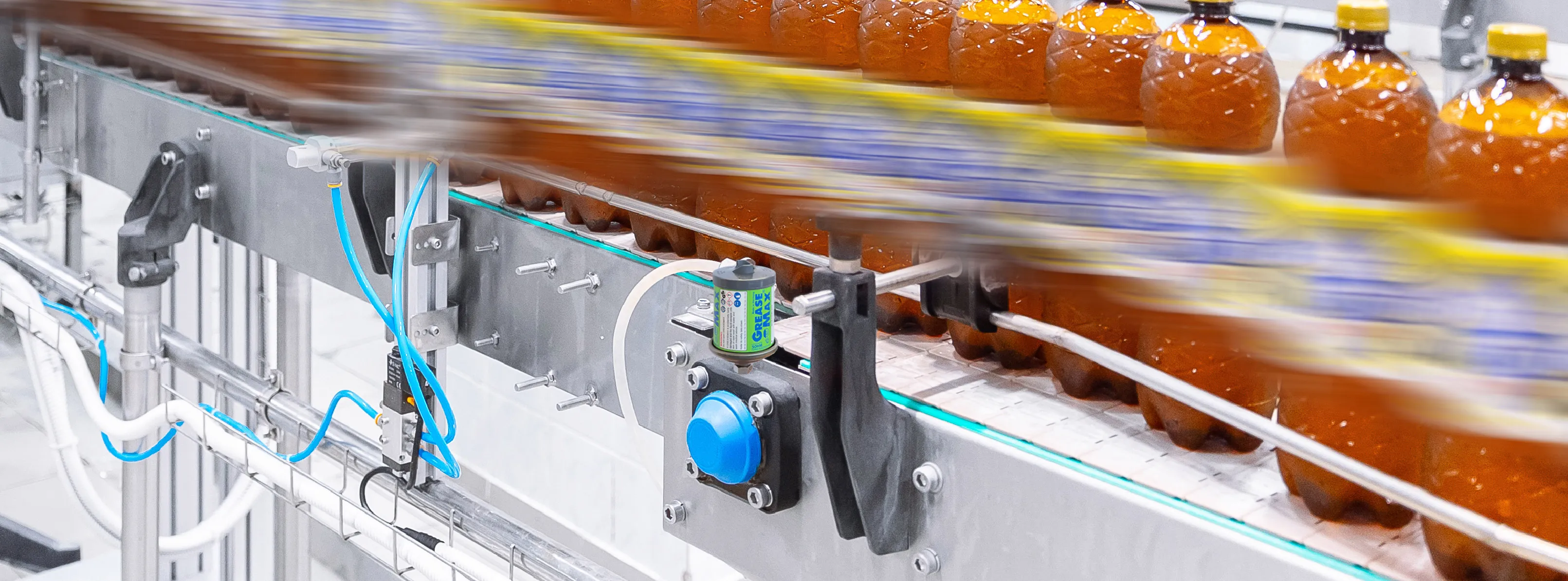Automatische Schmierung in der Getränkeabfüllung