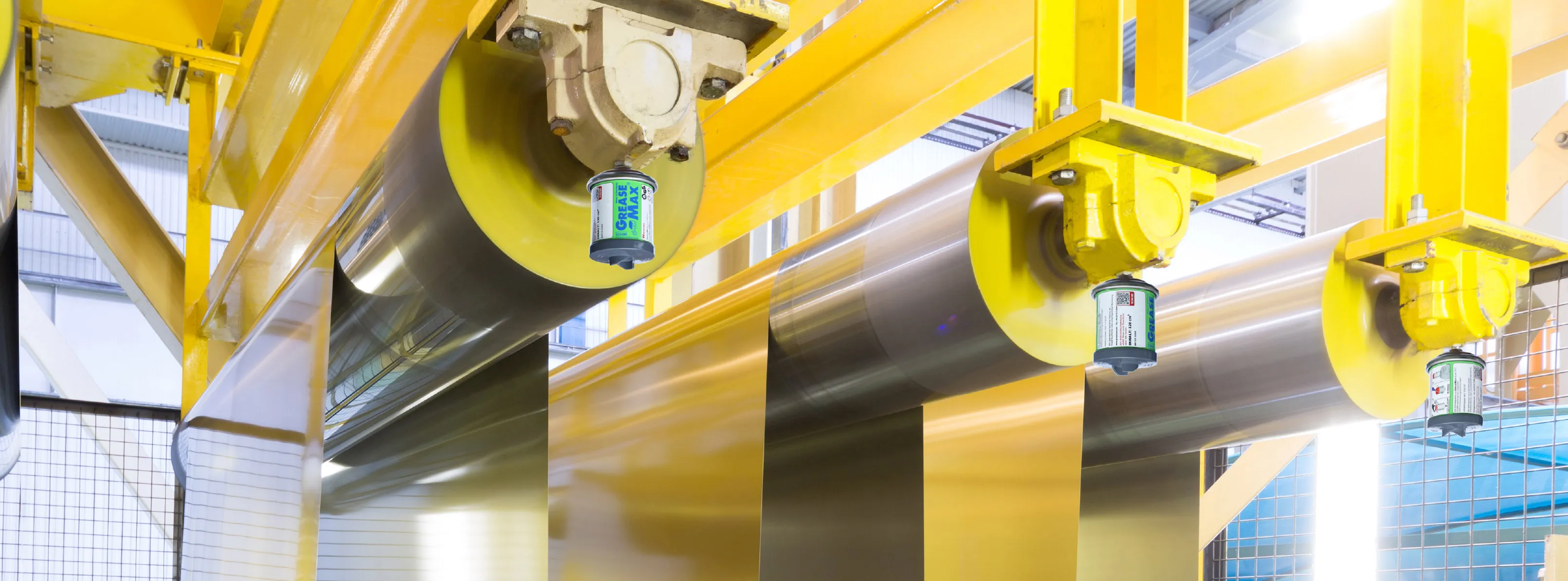 Automatische Schmierung für Wälzlager in der Metallverarbeitung