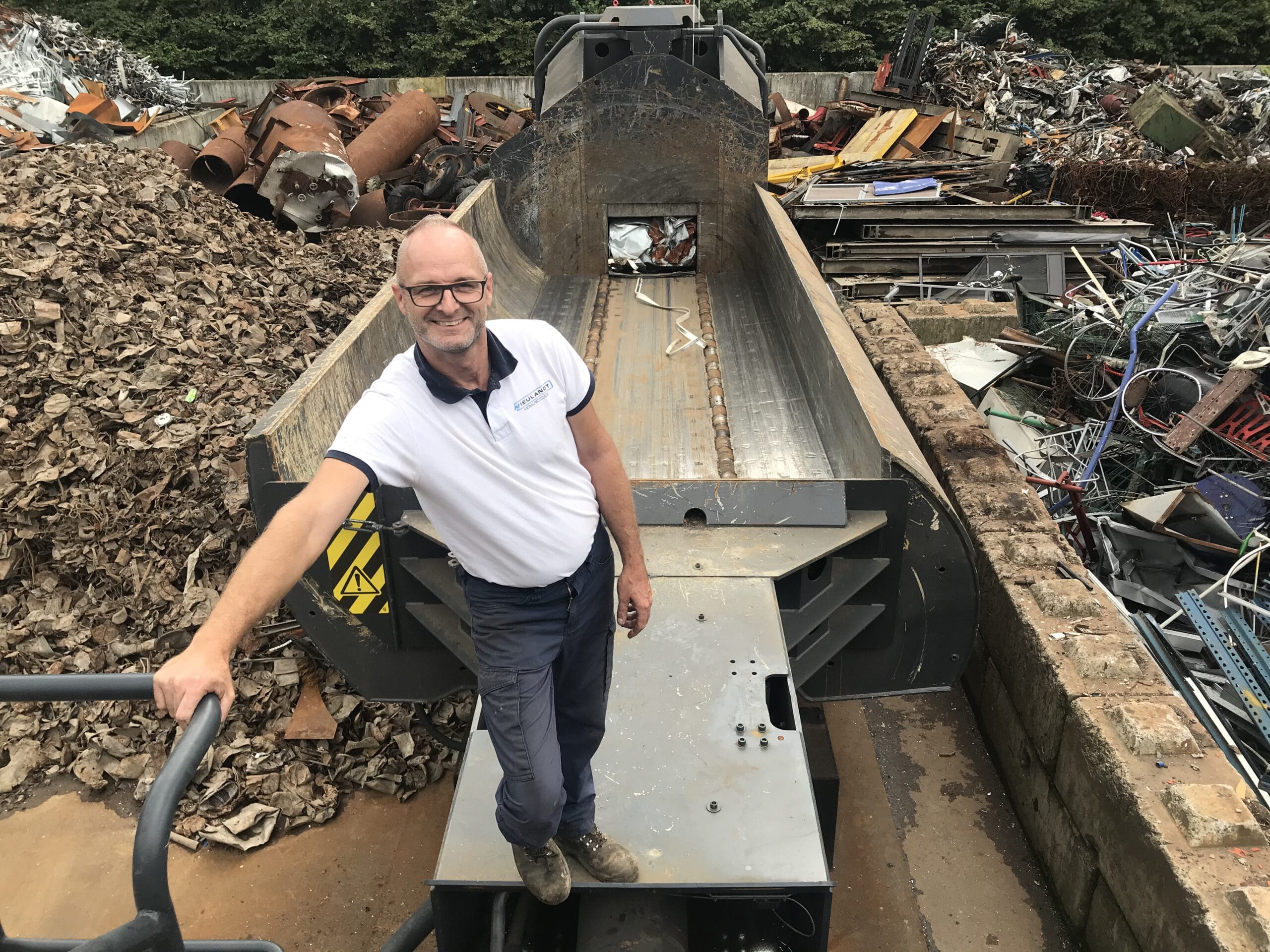 Konkeror 1000T bei Nieulandt Recycling