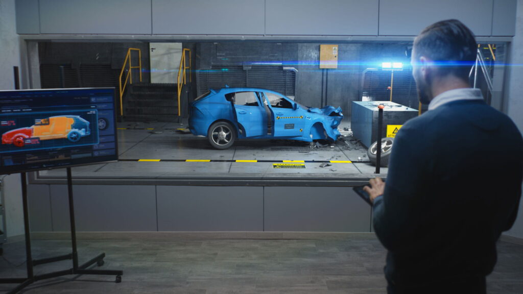 Hochrobuste Hybridleitung für Crashtest-Sensorik
