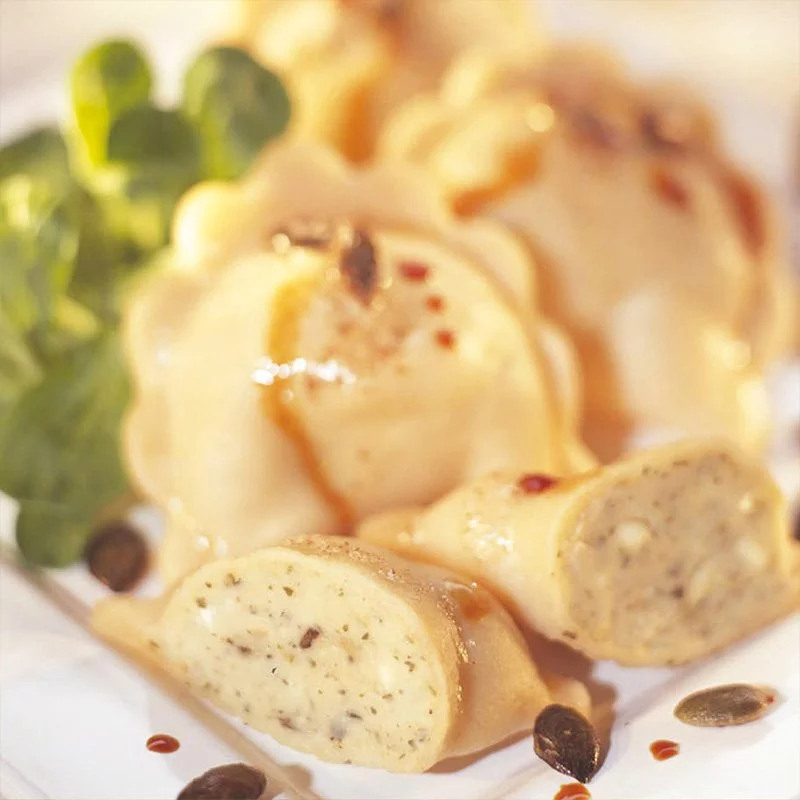 Kürbiskernnudel (Kürbiskerne, Frischkäse)