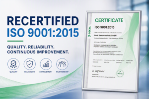 ISO 9001:2015-Rezertifizierung durch DEKRA