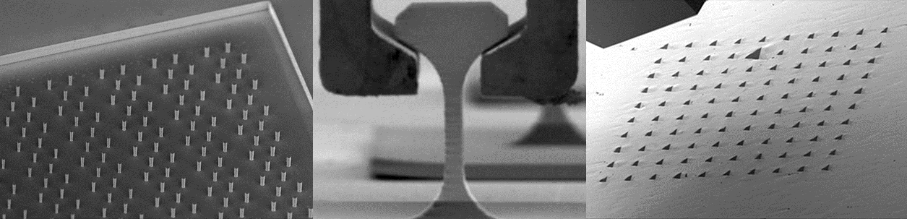In-situ-Mechanikprüfungen (Micropillar Compression, Mikro-Zugtest, Nanoindentation Mapping)