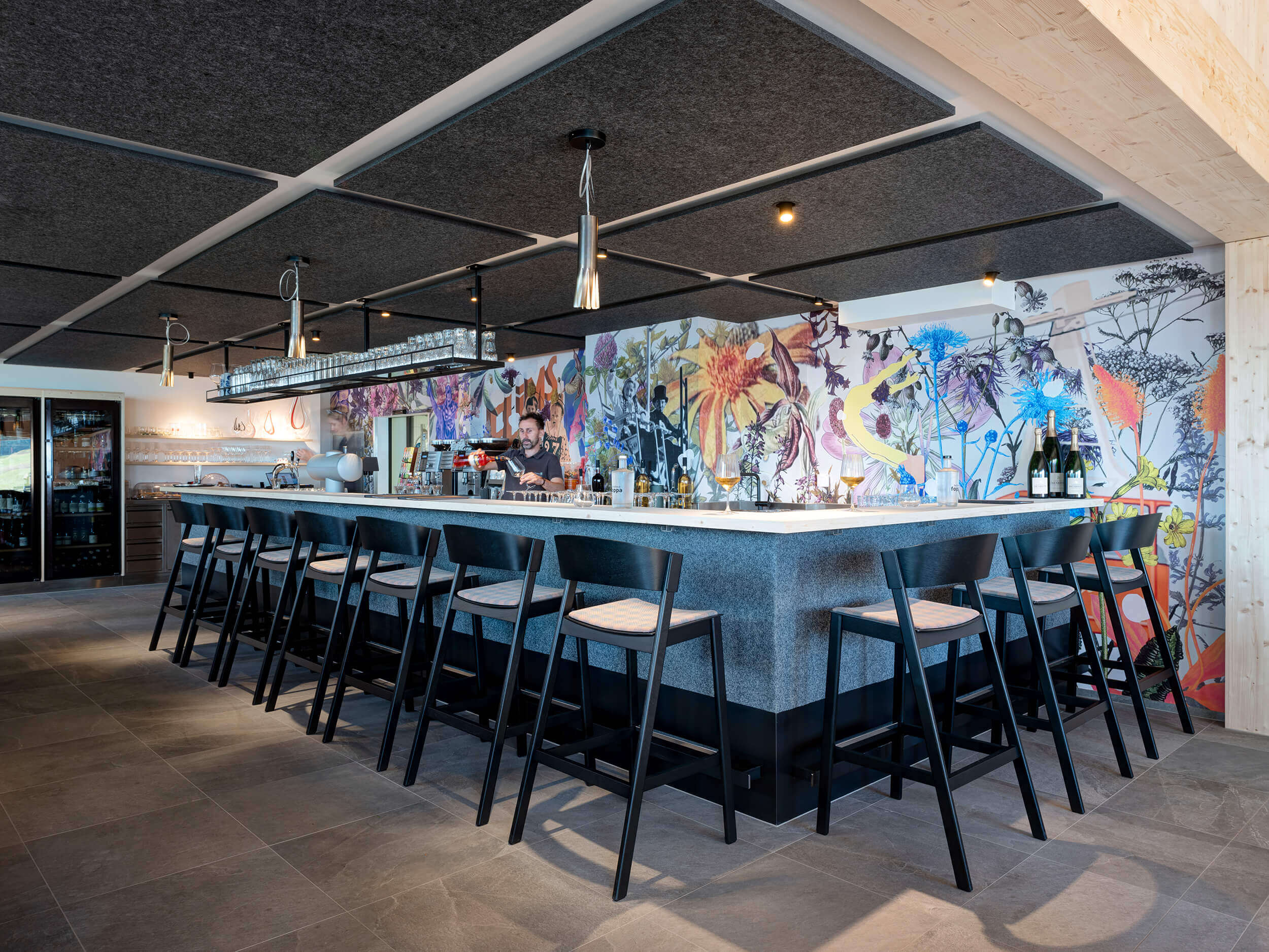 aPerf® Akustikpaneele, Bergrestaurant Foppa