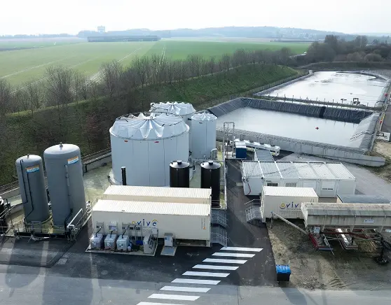 Leachate treatment plant