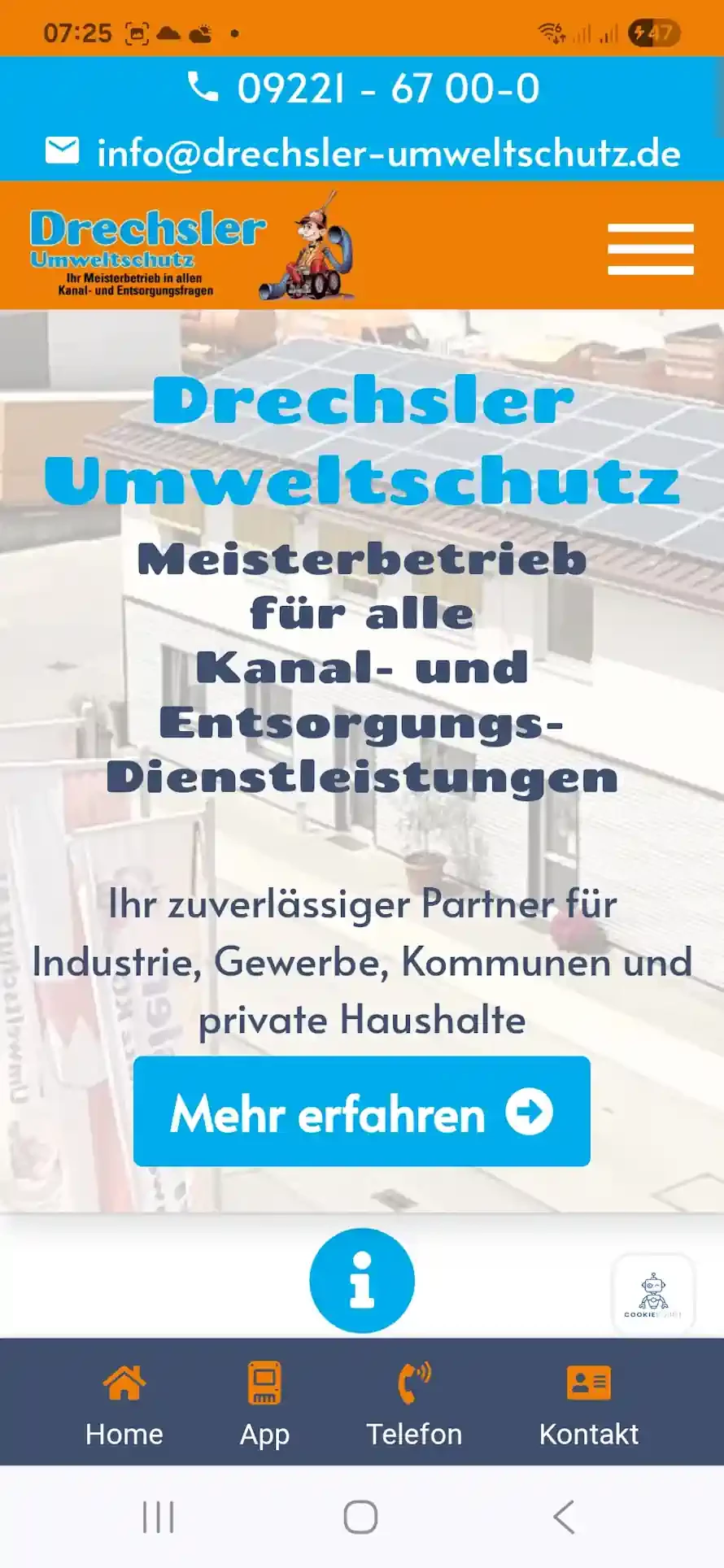 Firmen-App Drechsler Umweltschutz