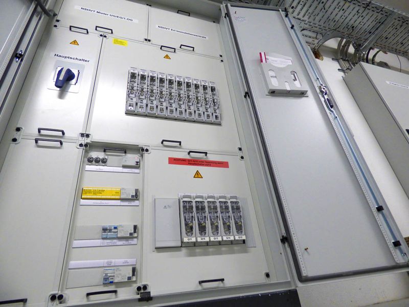 Elektroinstallation im Gebäude