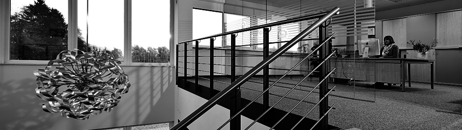 Büro im neuen Firmensitz