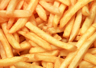Frische belgische Pommes frites