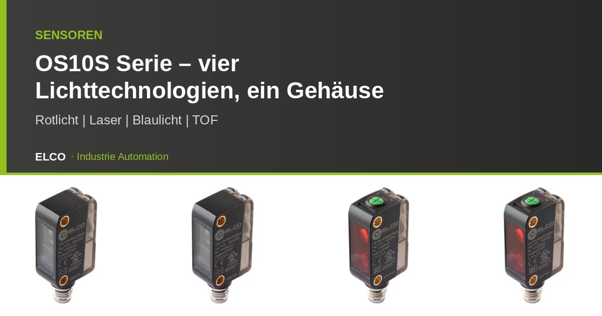 OS10S Fotosensoren (Rotlicht, Laser, Blaulicht, TOF)