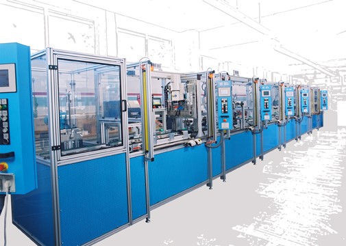 Vollautomatisierte Produktionslinie