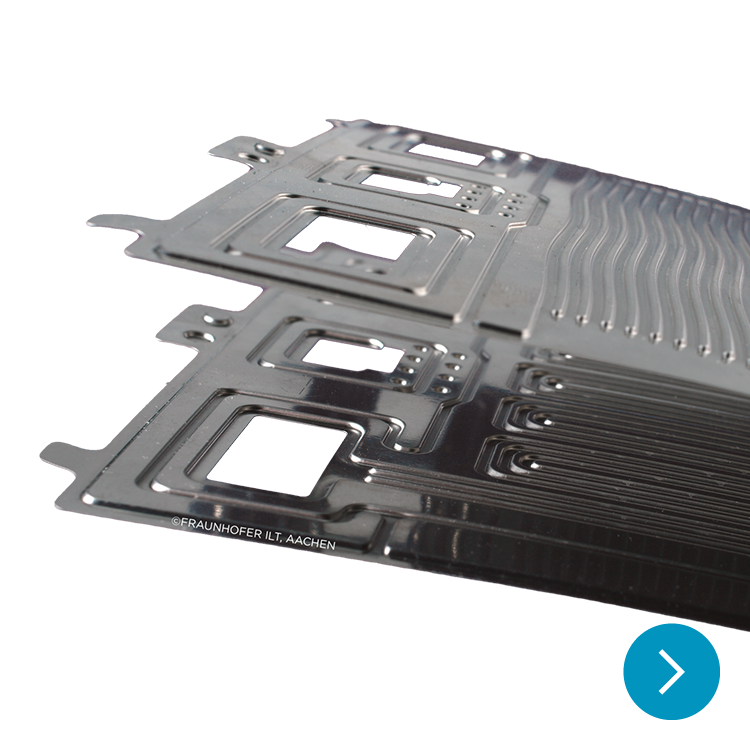 Metallische Bipolarplatten für Brennstoffzellen