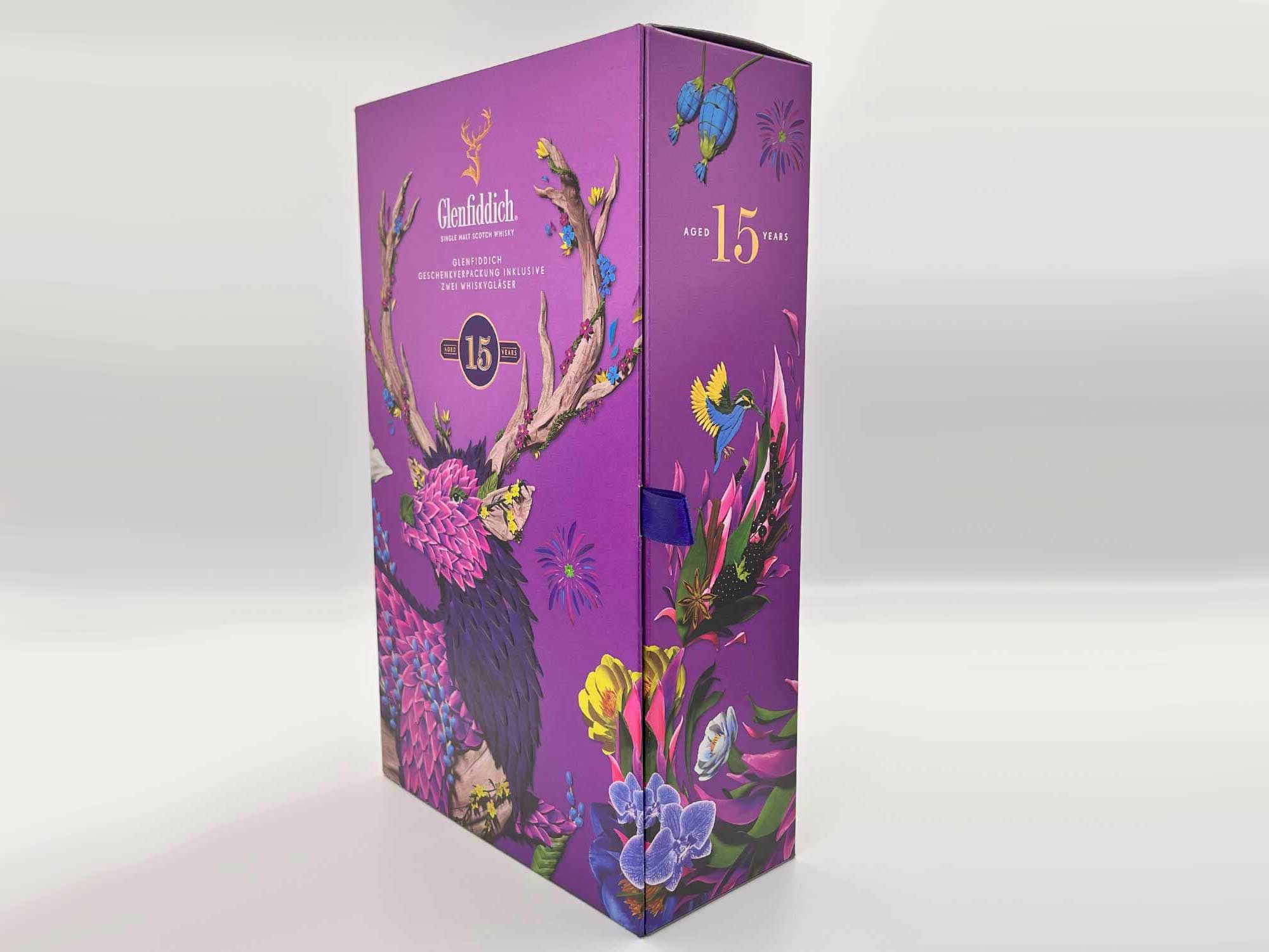 Magnetverschluss für Glenfiddich Jubiläumsverpackung