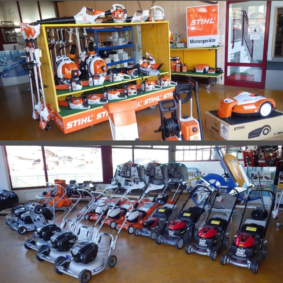 STIHL-Kleingeräte im Geschäft