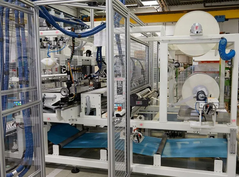 Maschine für Medizintechnik vor Test