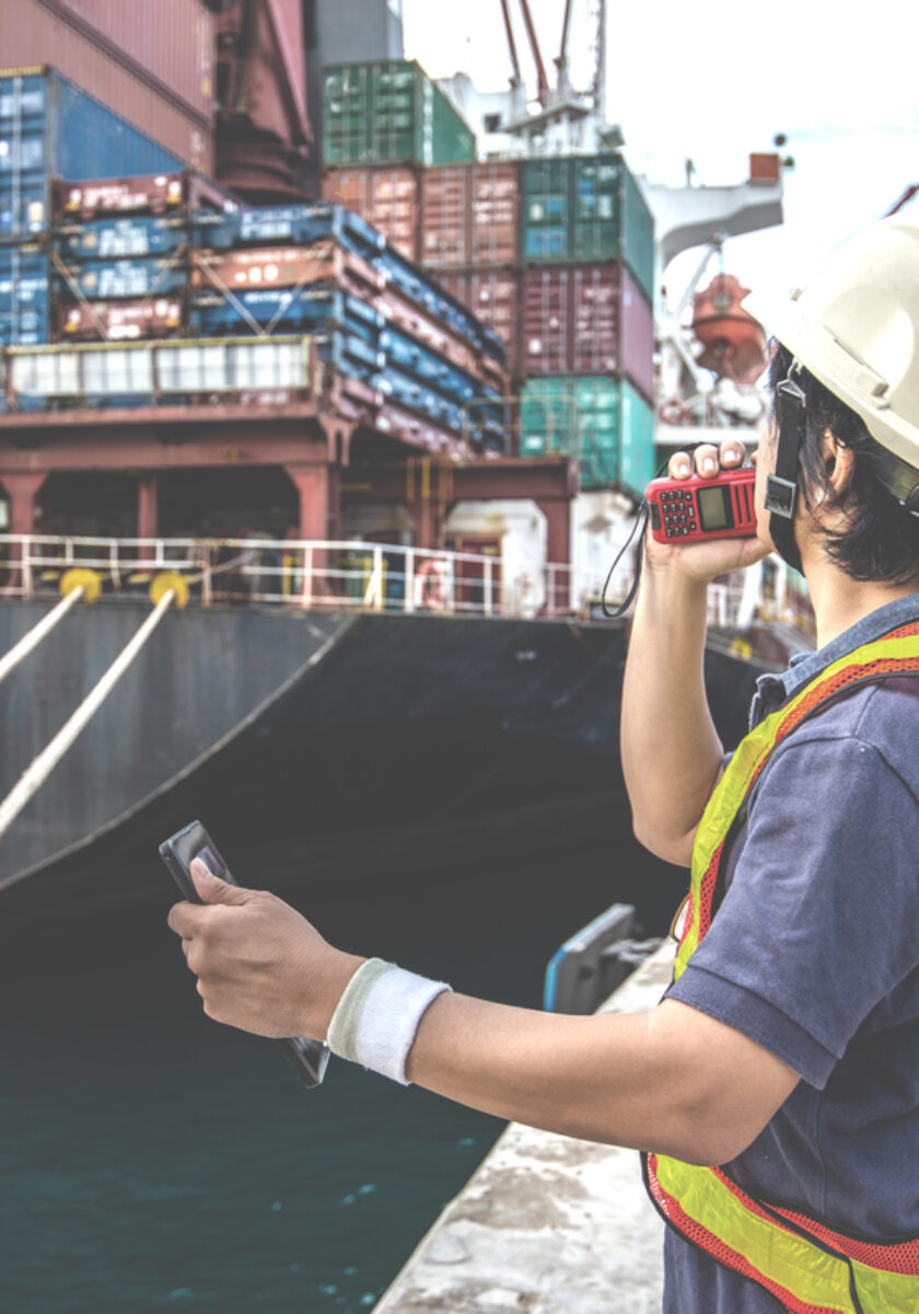 Sicherheit, Kommunikation und IoT in Seehäfen