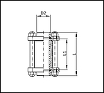 Sight glass indicator DIN-SS
