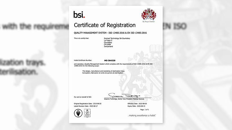 ISO 13485 Zertifizierung
