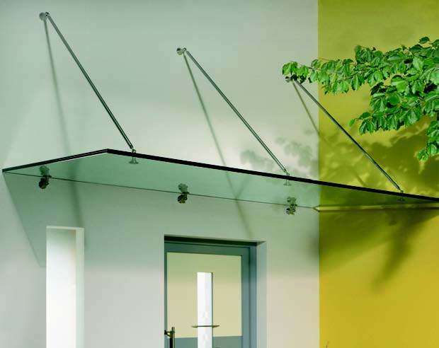 Glass shower / all-glass system with ZiE set