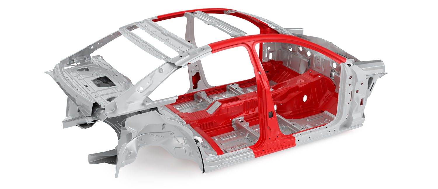 Karosserie in 3D-Lasertechnik