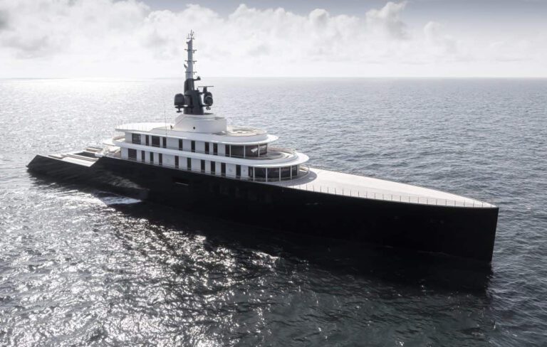 Yachtprojekt aus der Luft