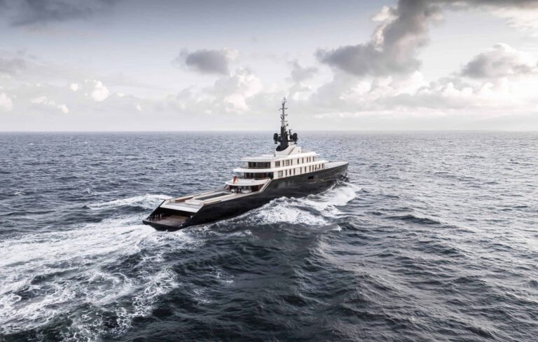 Yachtprojekt aus der Luft