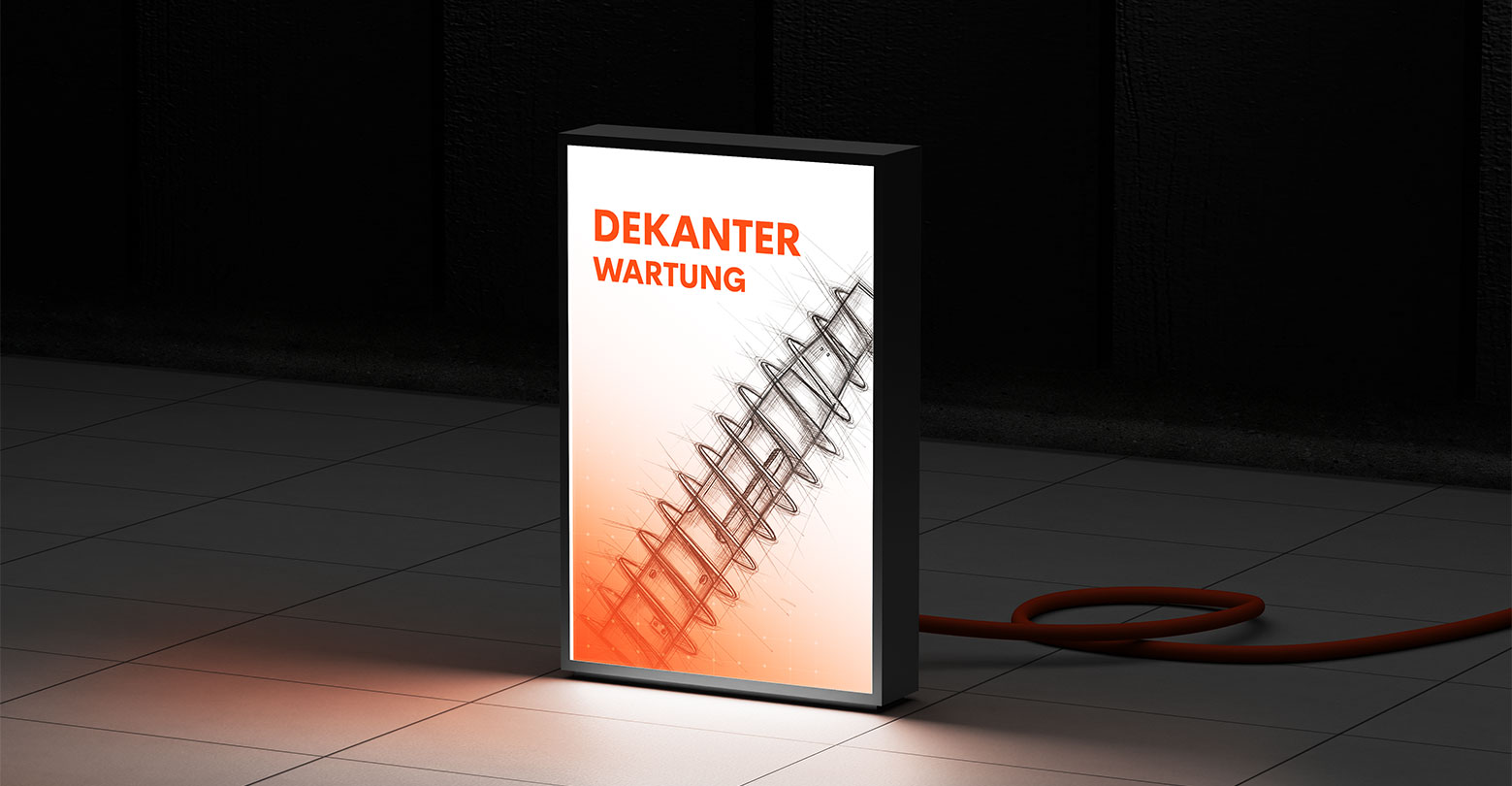 Dekanterzentrifuge – Wartung