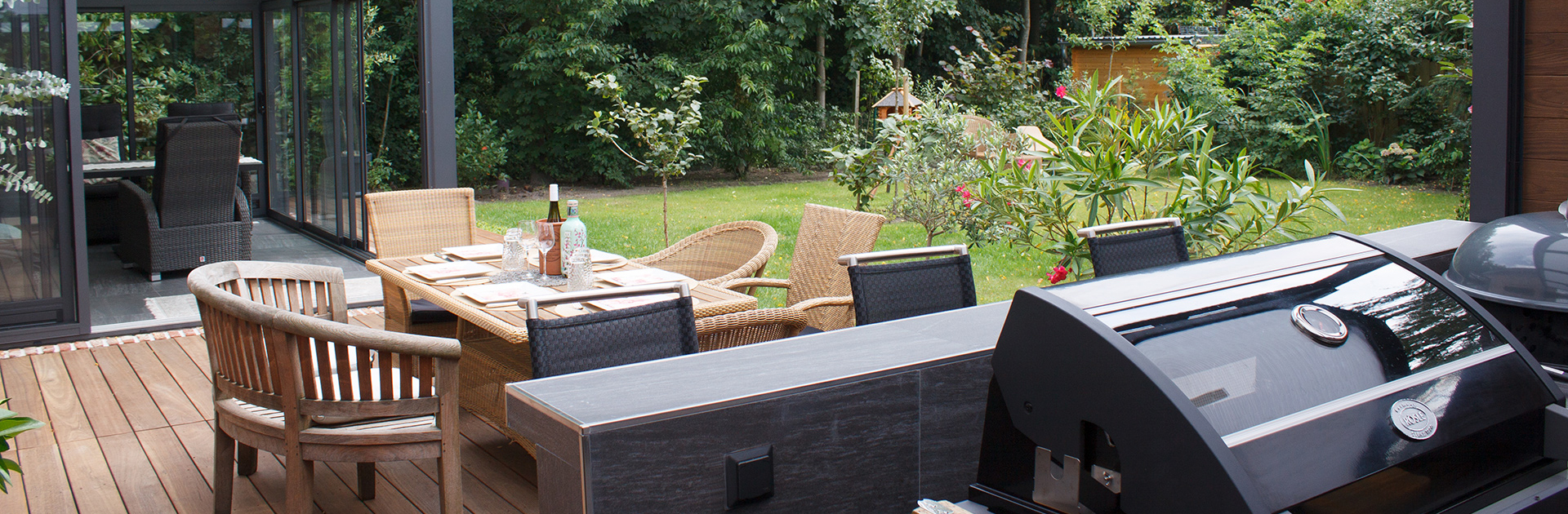 Outdoor-Küchen-Überdachung Serie 3000