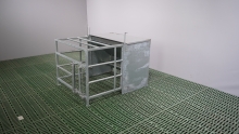Futterautomat mit Vorraum