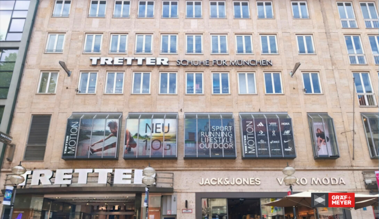 Referenzprojekt TRETTER-Schuhe München